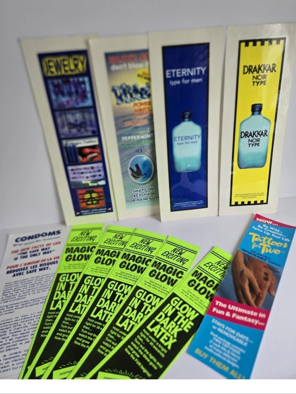 1990s Sign Sticker Advertising Lot Vintage